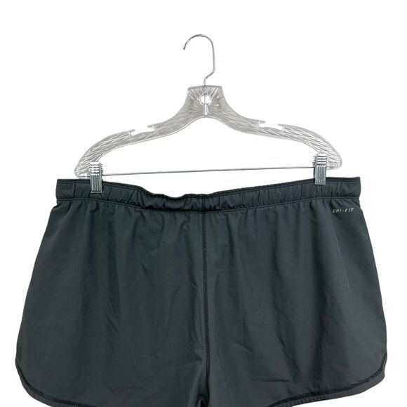 Nike Dri-FIT Womens Running Shorts Athletic Snug Inner Layer Gray Mint Sz XL - Picture 5 of 6